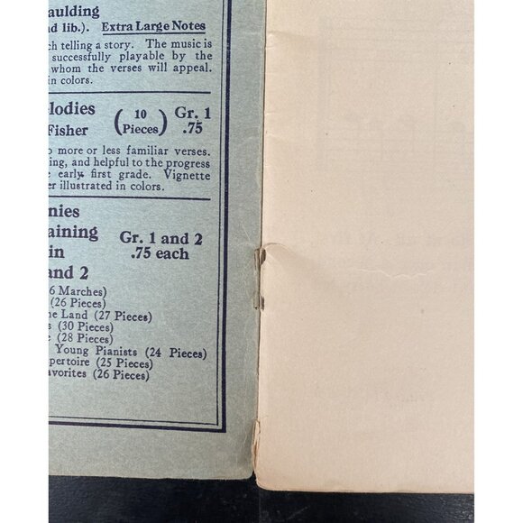 First Melody Lessons For Piano 1917 Mathilde Rilbro Hatch Music Co Boston - Picture 7 of 11